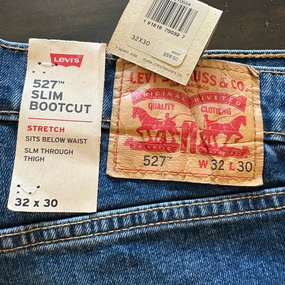 Mens Levis 517 slim bootcut